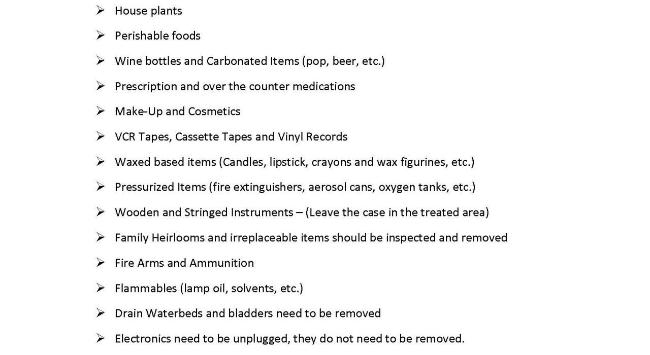 Heat Treatment Prep Form and Post Expectations
