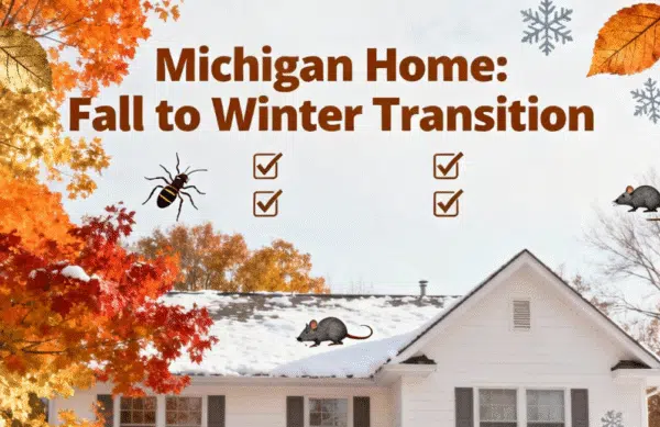 Pre-Season Checklist for Fall & Winter Pest Control in Michigan Homes