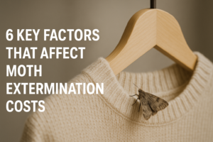 6 Key Factors That Affect Moth Extermination Costs