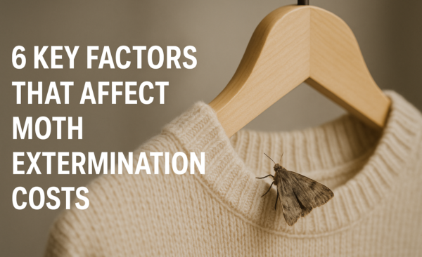 6 Key Factors That Affect Moth Extermination Costs
