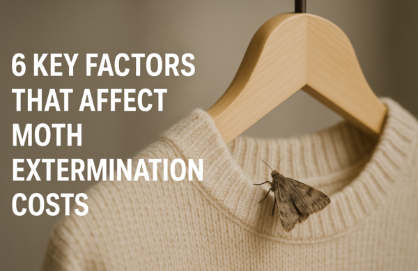 6 Key Factors That Affect Moth Extermination Costs